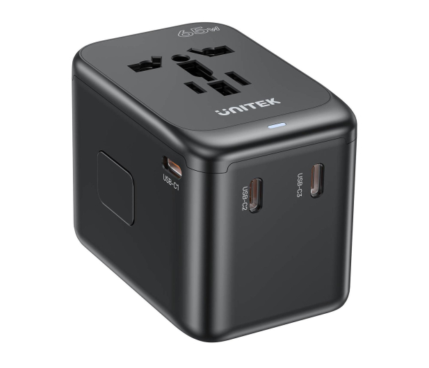 Unitek Ładowarka podróżna EU/US/UK/AUS PD 65 W - 1455239 - zdjęcie 3